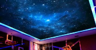 Натяжной потолок звездное небо Липецк, цена от 5280 руб.