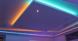 Натяжной потолок с подсветкой Липецк, цена от 2120 руб.